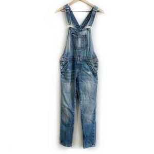 Lucky Brand Medium Wash Denim Overalls
